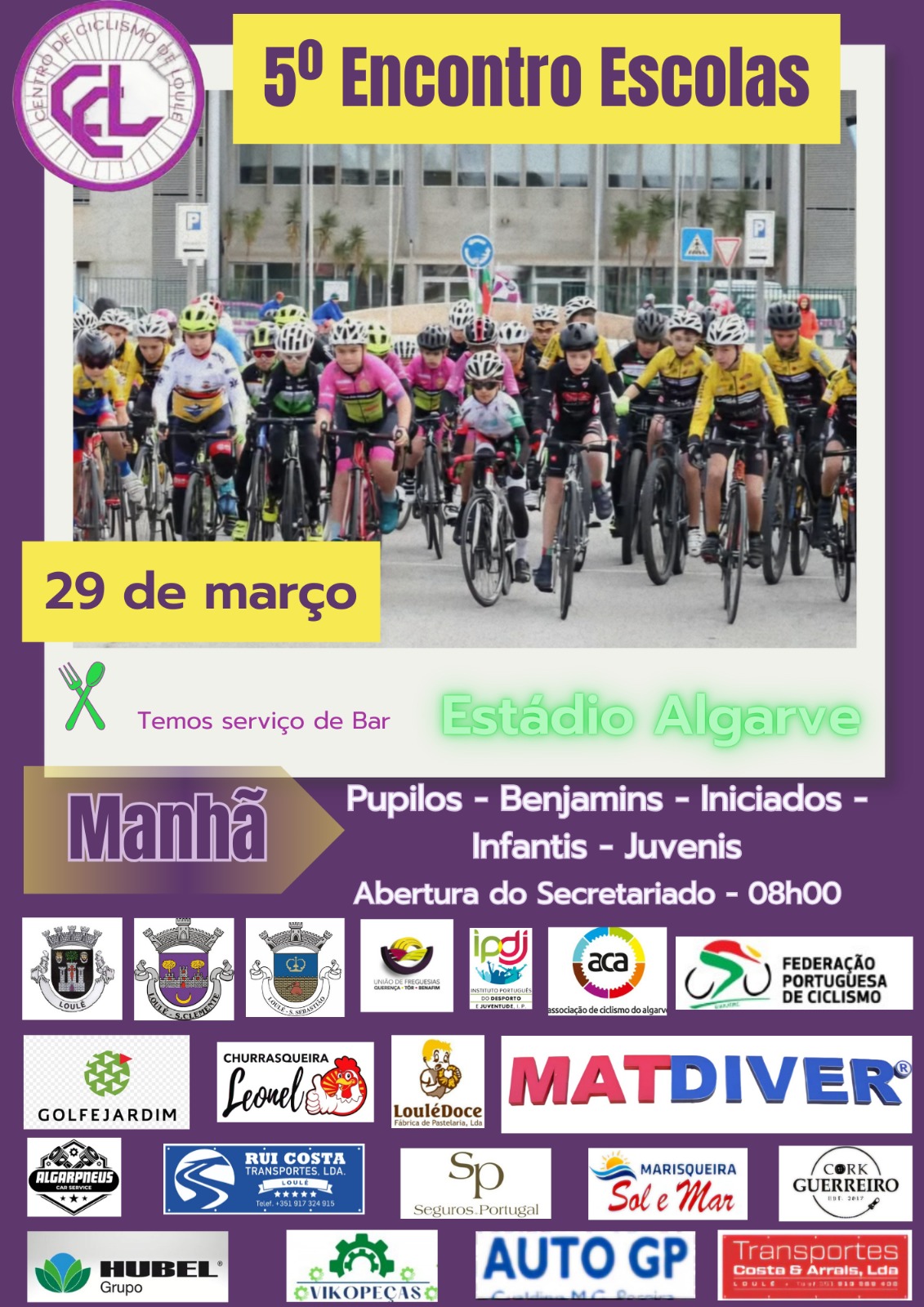 Encontro regional de escolas de estrada - circuito JG