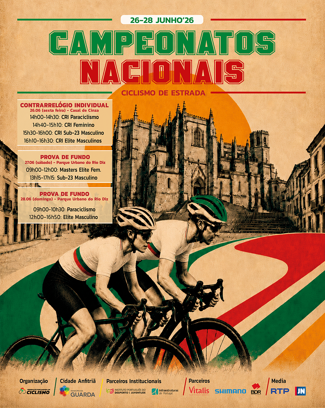 Campeonatos Nacionais  - Elites/Sub23/Femininas - Fundo