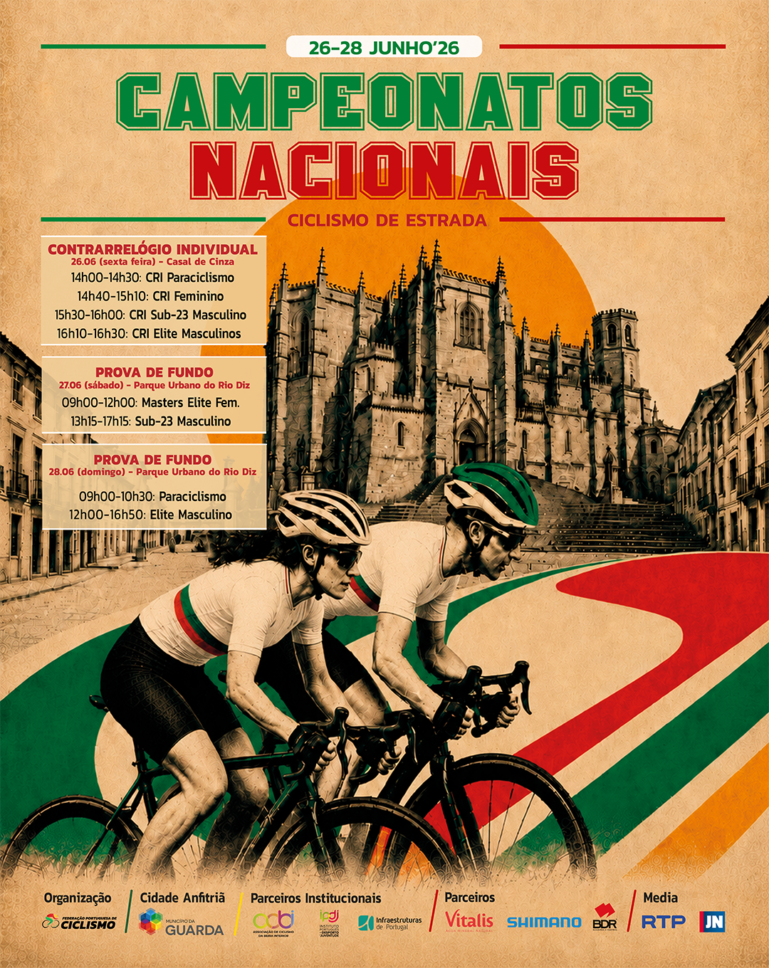 Campeonatos Nacionais  - Elites/Sub23/Femininas - Fundo