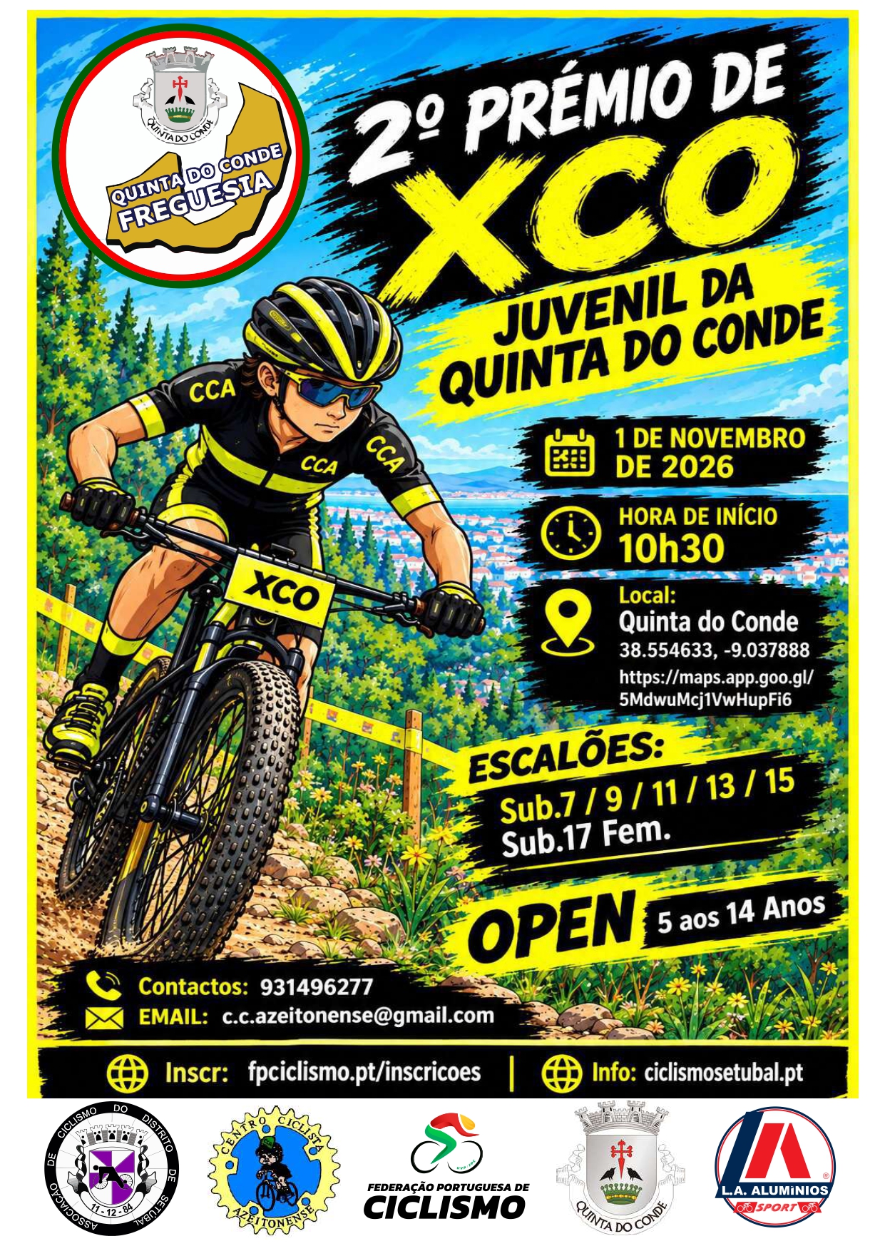 2� Pr�mio BTT/XCO Juvenil da Quinta do Conde