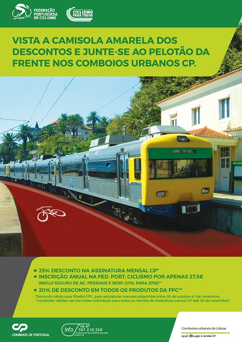 FPC e CP promovem pr�tica do ciclismo