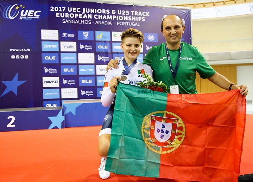 Maria Martins vice-campeã europeia de eliminação