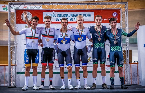 Portugueses em bom plano no Veldromo Nacional