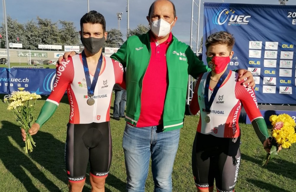 Mais trs medalhas de prata para Portugal no Europeu de pista