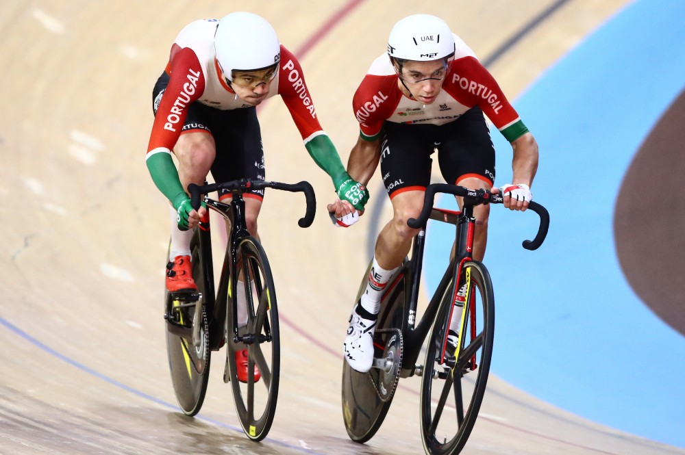 Portugal em 14. na prova de madison do Mundial de pista