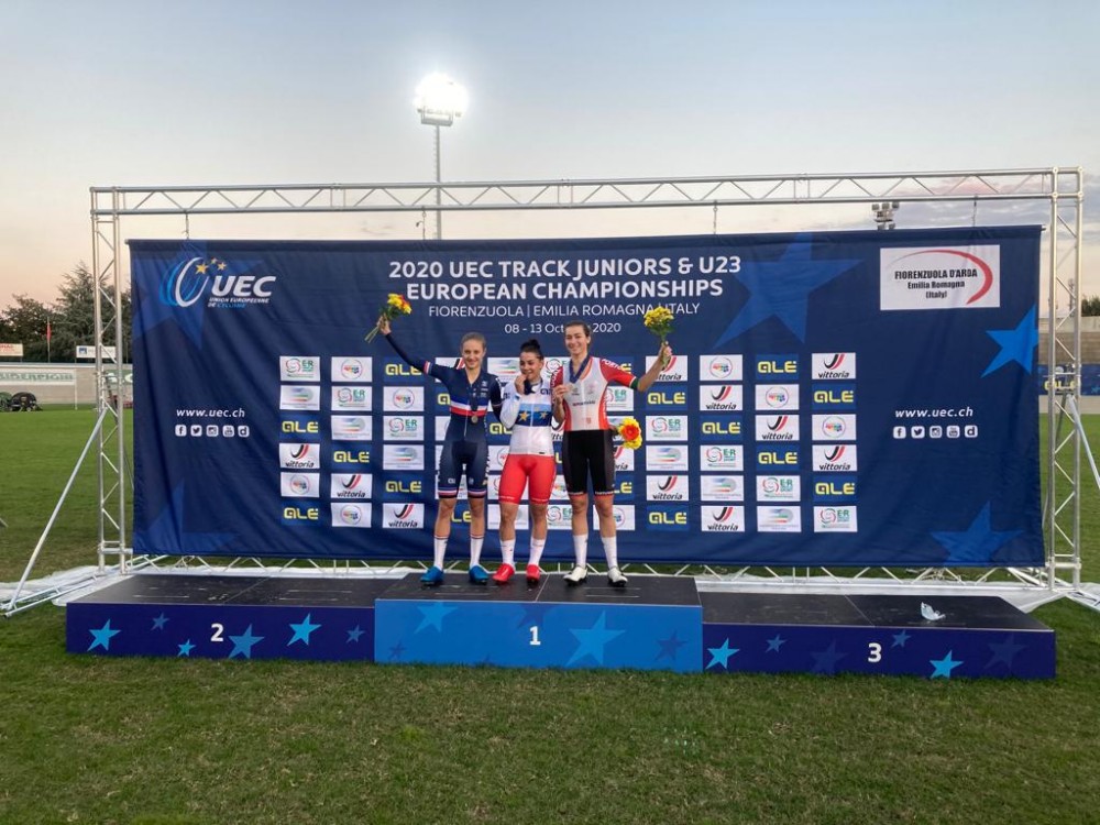 Medalha de bronze para Daniela Campos em omnium