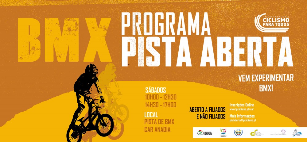 O programa Pista Aberta vai abranger o BMX