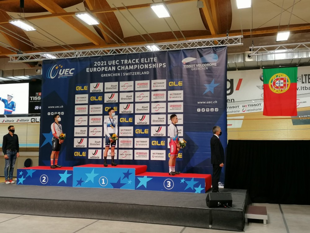 Iúri Leitão vice-campeão europeu na corrida por pontos