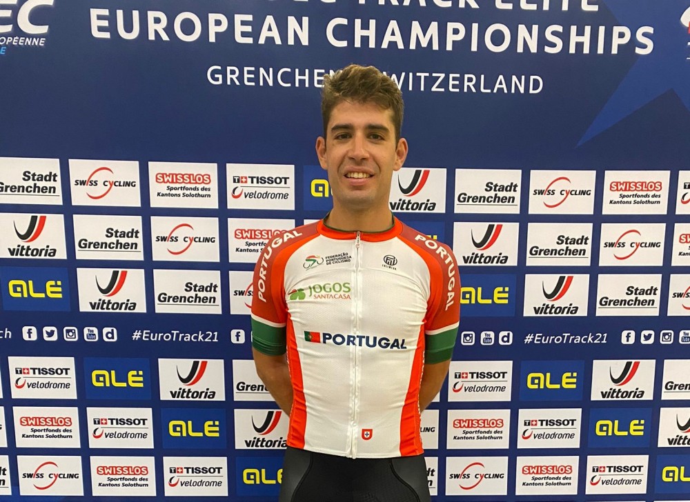 Joo Matias conquista a prata nos europeus de pista