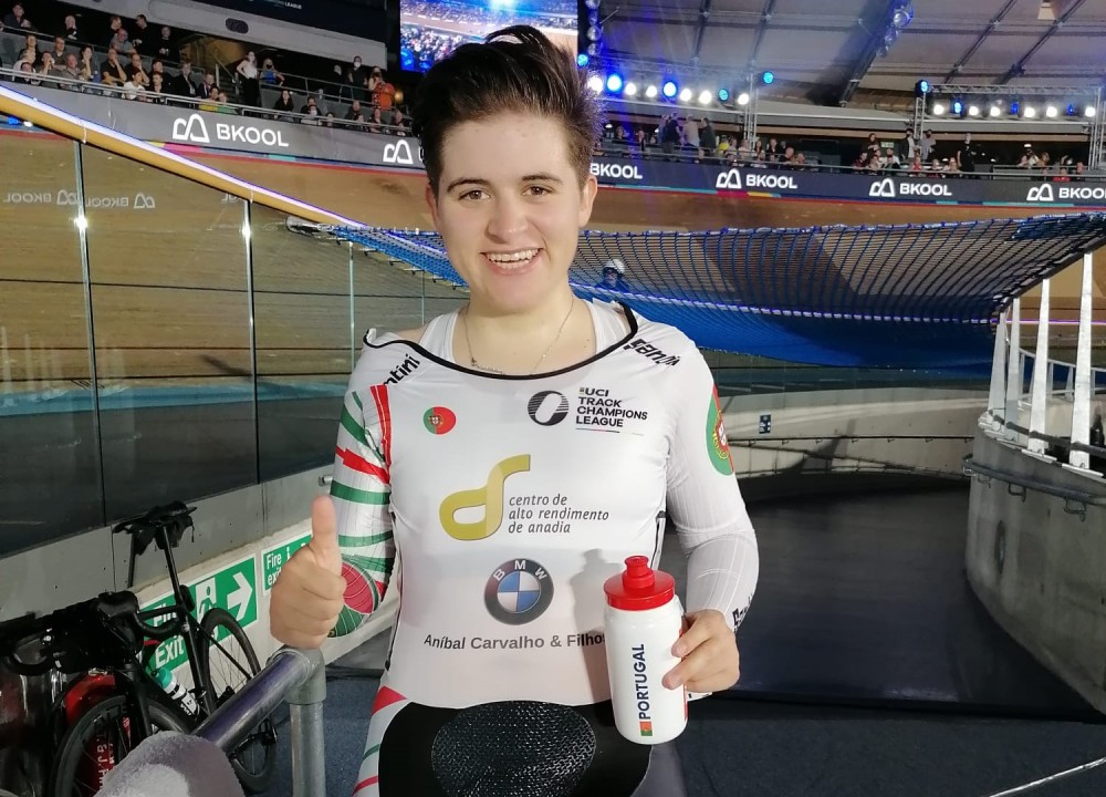 Maria Martins conquista segundo lugar no scratch da Liga dos Campees de Pista