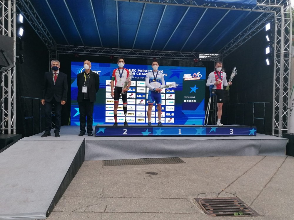 Bernardo Vieira e Telmo Pino conquistam mais duas medalhas no Europeu de paraciclismo