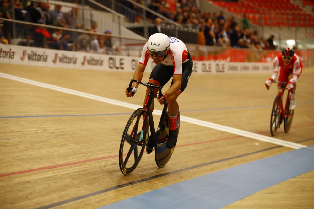 Rui Oliveira  campeo da europa de scratch