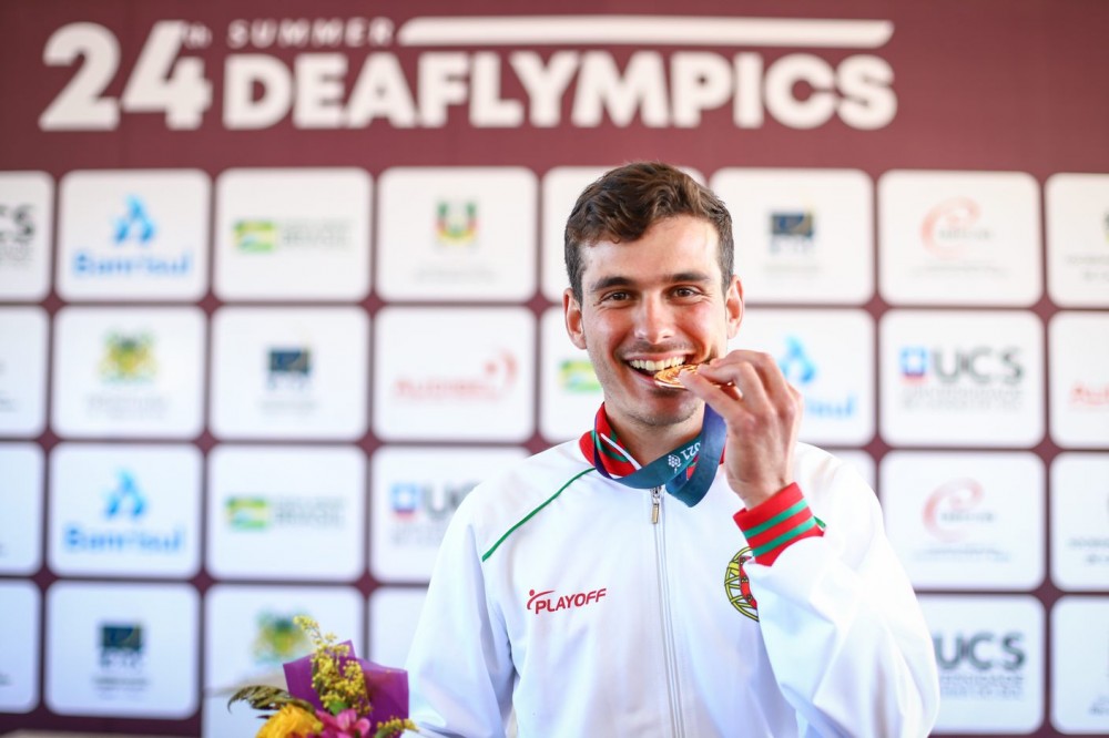 André Soares conquista o ouro nos Jogos Surdolímpicos