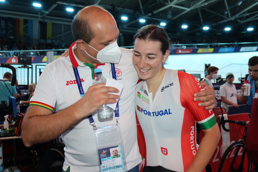 Daniela Campos sexta classificada na corrida por pontos