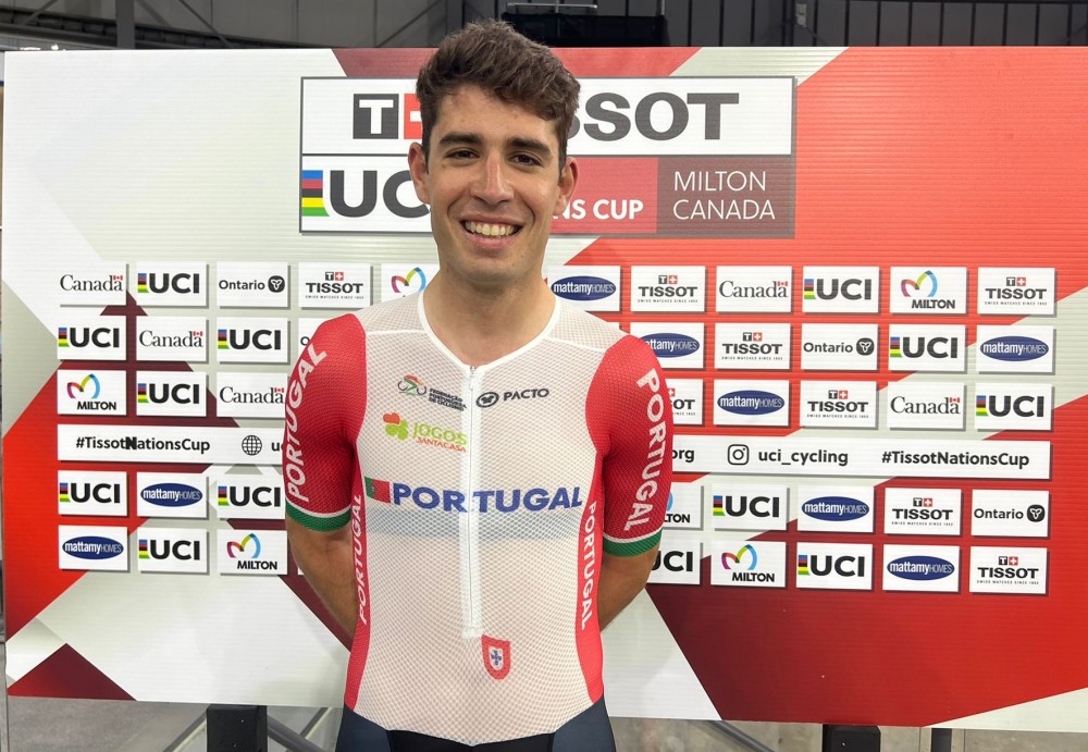 Joo Matias dcimo classificado no omnium da Taa das Naes