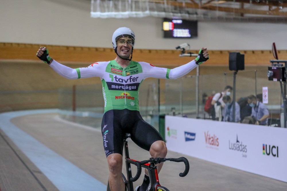 Joo Matias e Maria Martins sagram-se campees nacionais de omnium