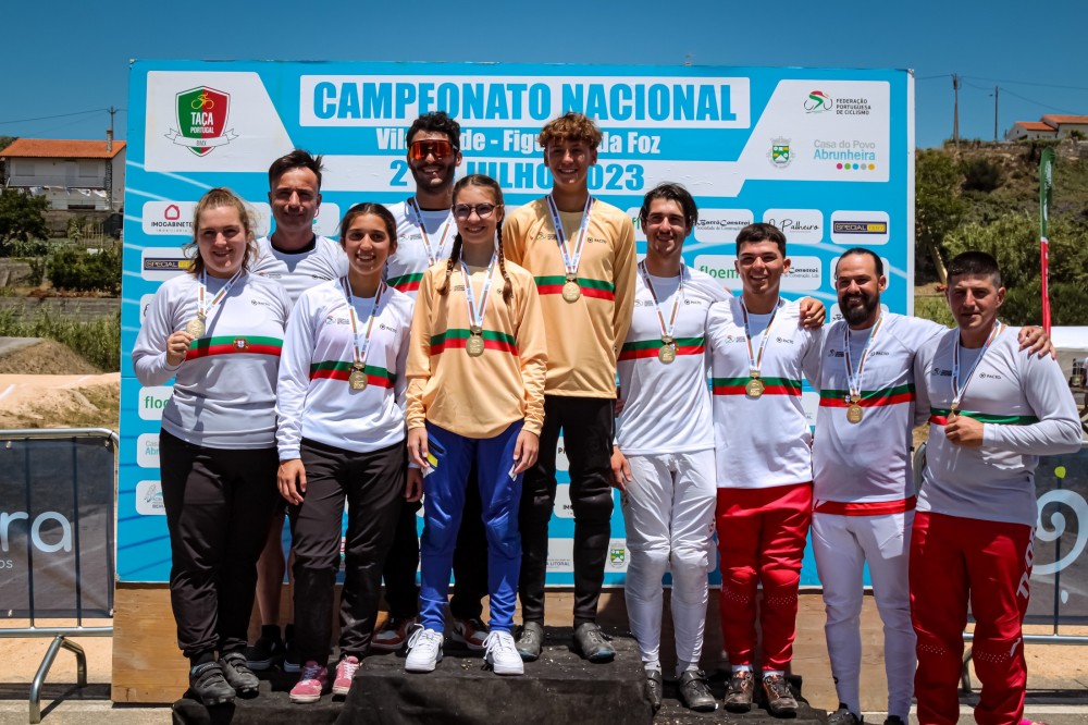 Bruno Cardoso e Leonor Carvalho campees nacionais de BMX