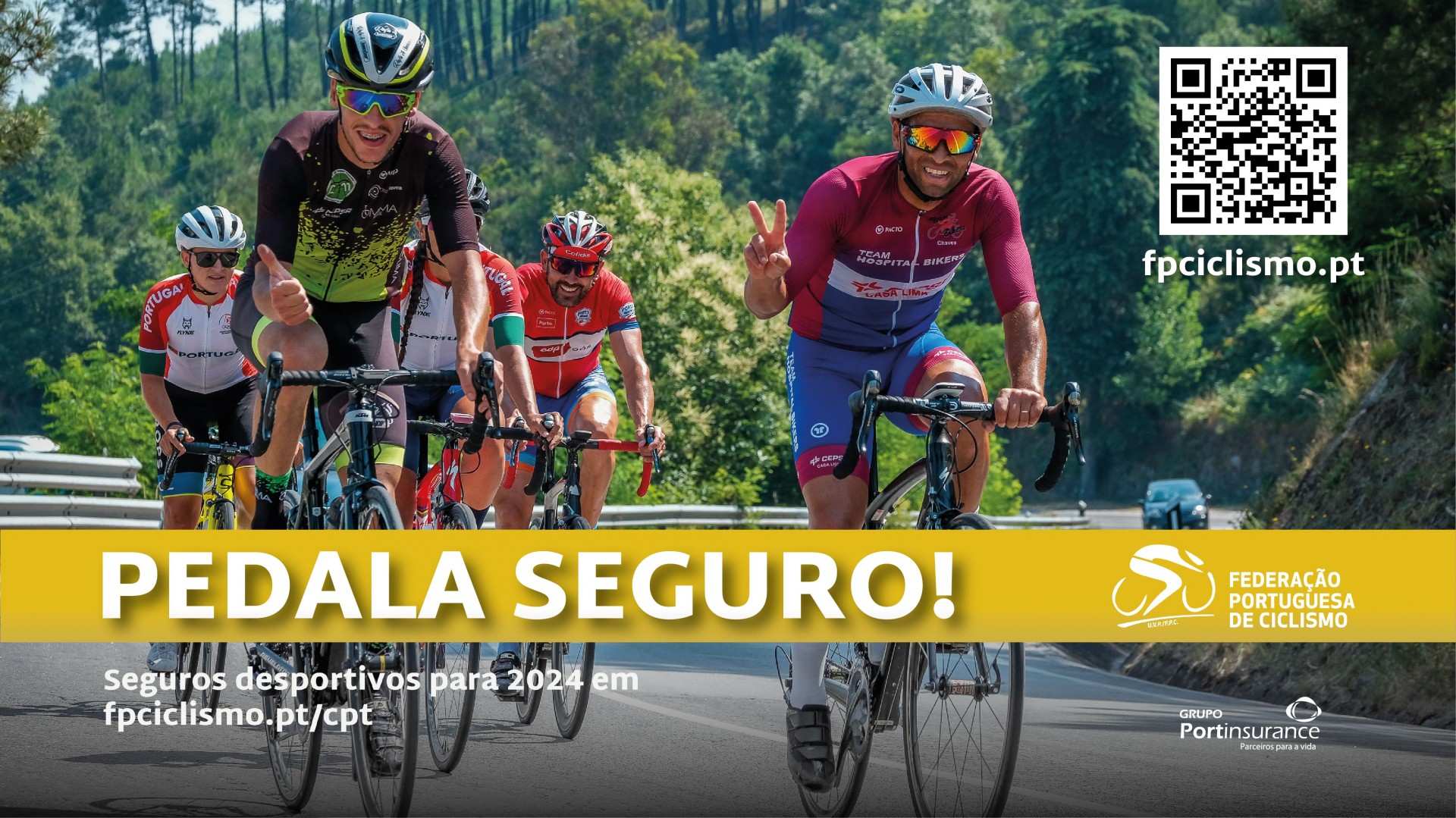 "Pedala Seguro!": esto abertas as filiaes para 2024!