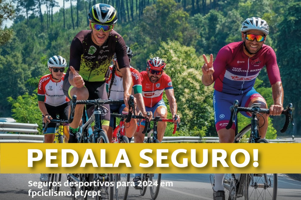"Pedala Seguro!": estão abertas as filiações para 2024!