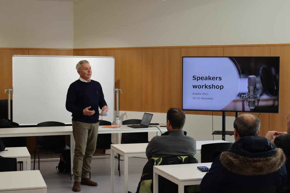 Workshop de Speakers no Centro de Alto Rendimento de Anadia