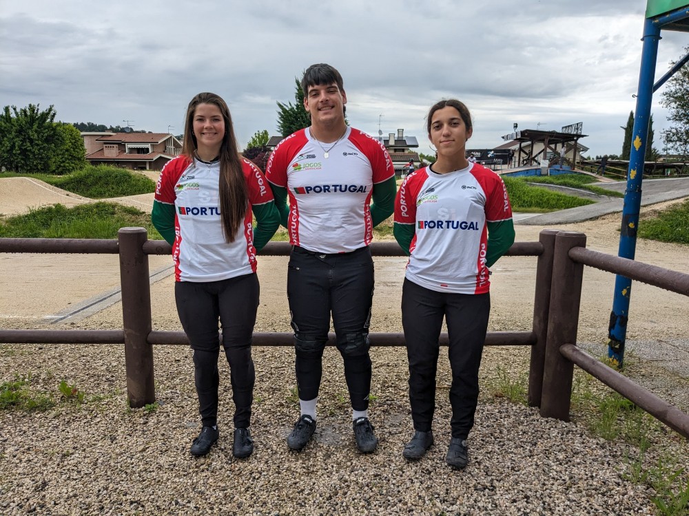 Sele��o jovem no Campeonato da Europa de BMX