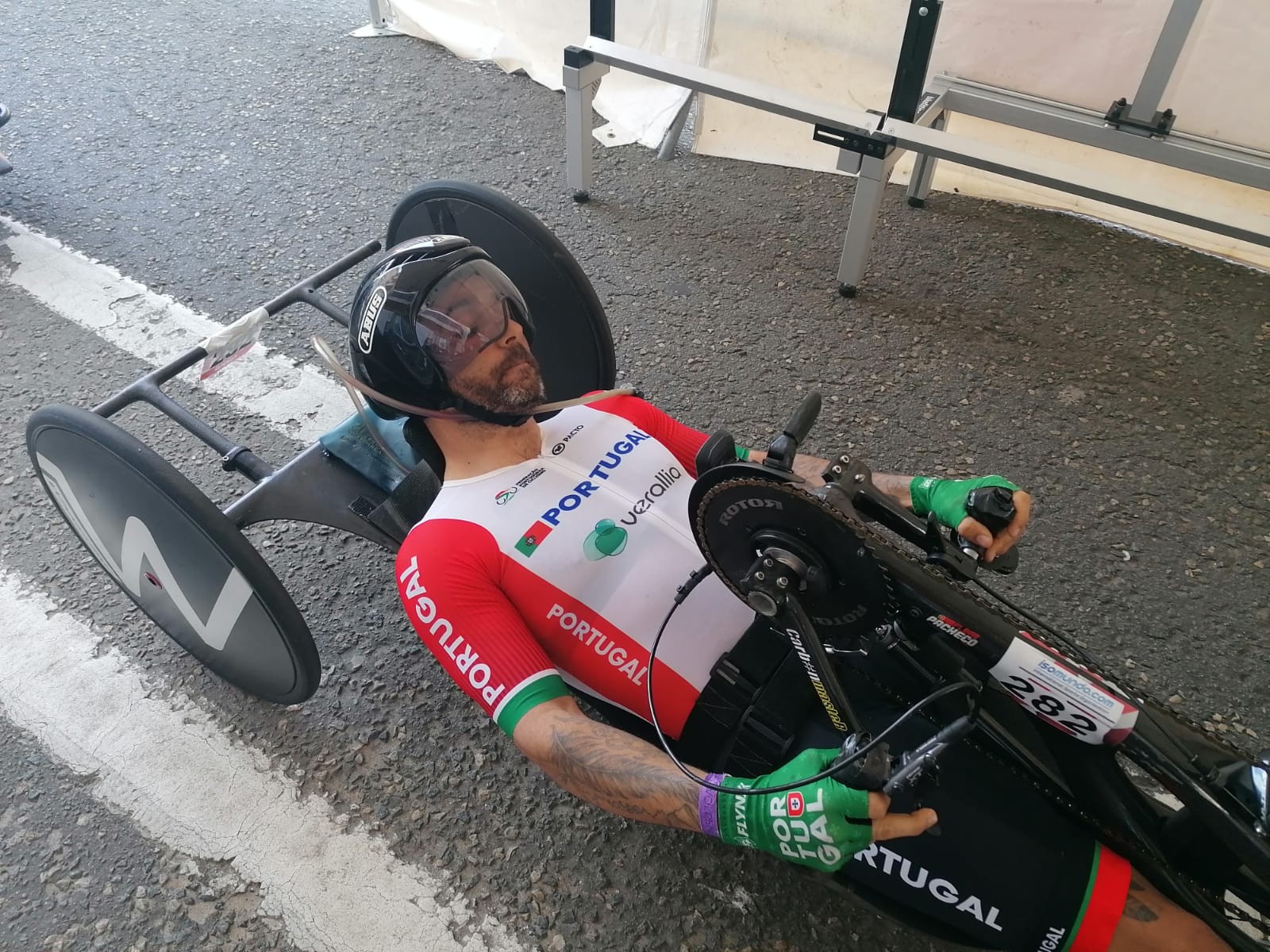 Flvio Pacheco com prestao positiva no primeiro dia da Taa do Mundo de Paraciclismo