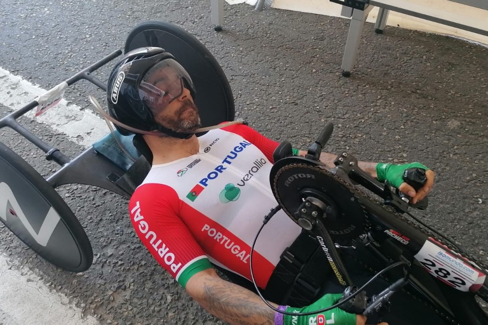 Flvio Pacheco com prestao positiva no primeiro dia da Taa do Mundo de Paraciclismo