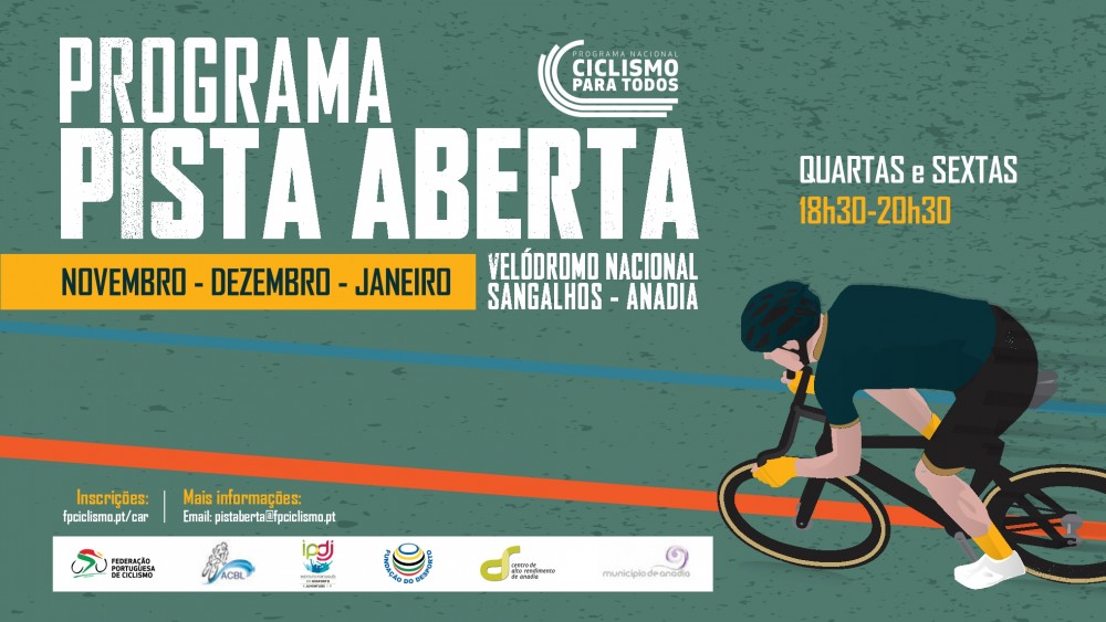 Programa de Pista Aberta regressa ao Veldromo Nacional