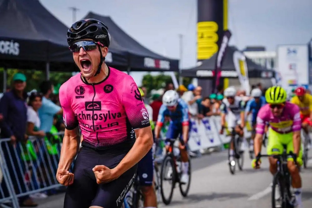 Gabriel Baptista vence penltima etapa e Nicols Tivani refora liderana do Grande Prmio JN