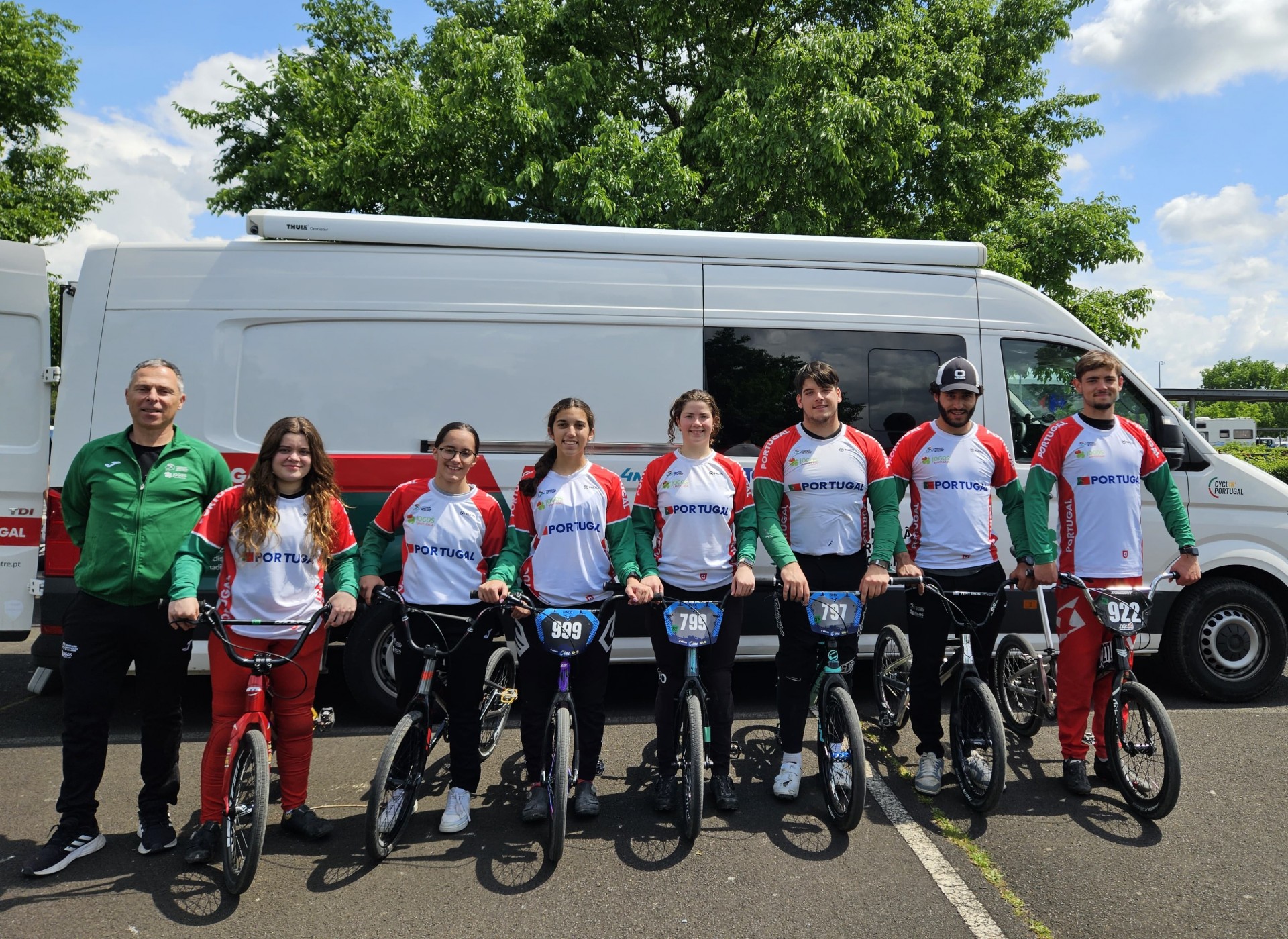Sete corredores representam Portugal na 3. e 4. Taas da Europa de BMX