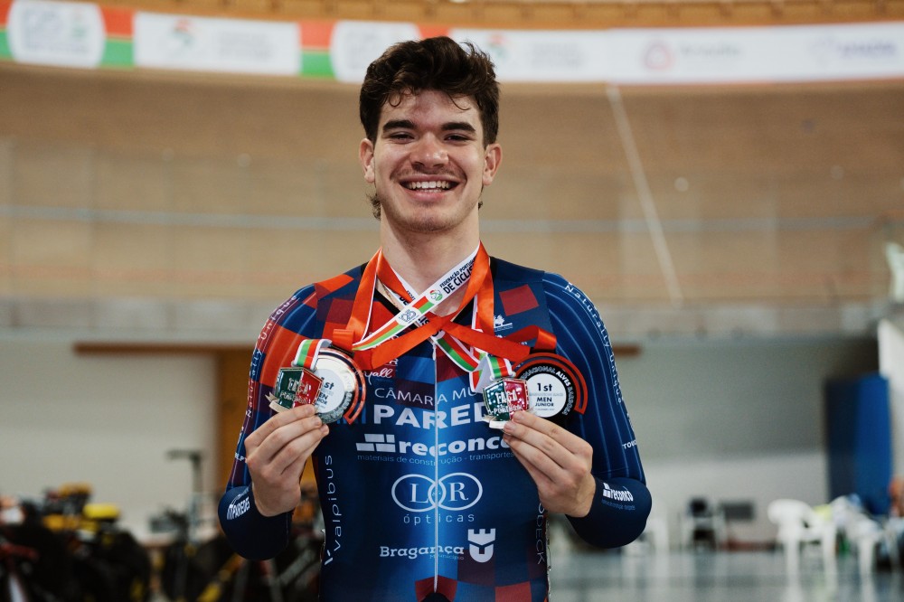 Dom�nio de Jos� Paiva e Bruna Gon�alves na Ta�a de Portugal de Pista de Juniores
