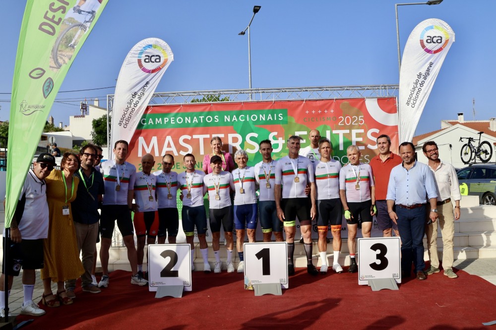 10 Campeões Nacionais coroados no contrarrelógio de masters