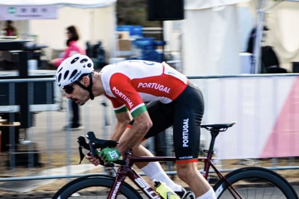 Joo Marques  stimo na prova de estrada dos Jogos Surdolmpicos
