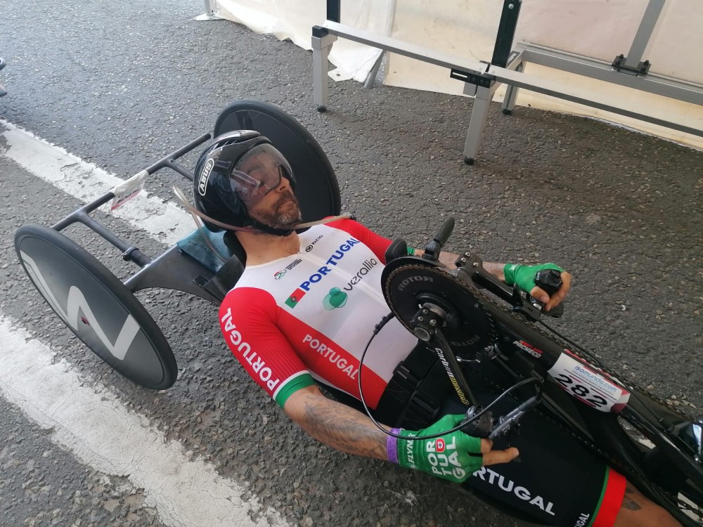 Flvio Pacheco (11) abriu participao lusa no Mundial de Paraciclismo