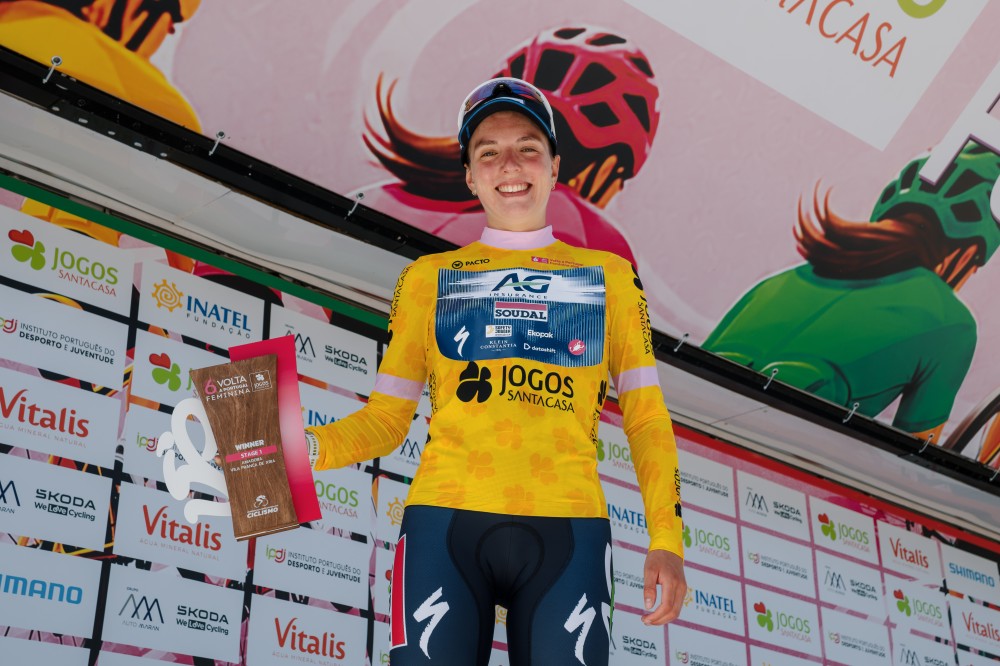 Emma Siegers conquista a primeira Camisola Amarela da Volta a Portugal Feminina 