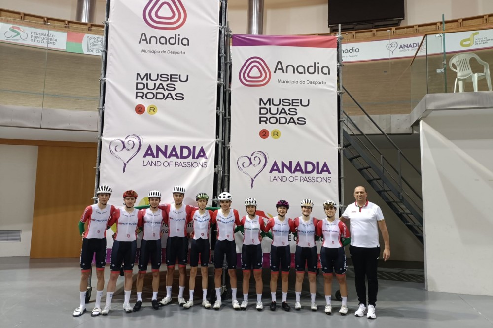 Cadetes da Sele��o Nacional de Pista participam em est�gio