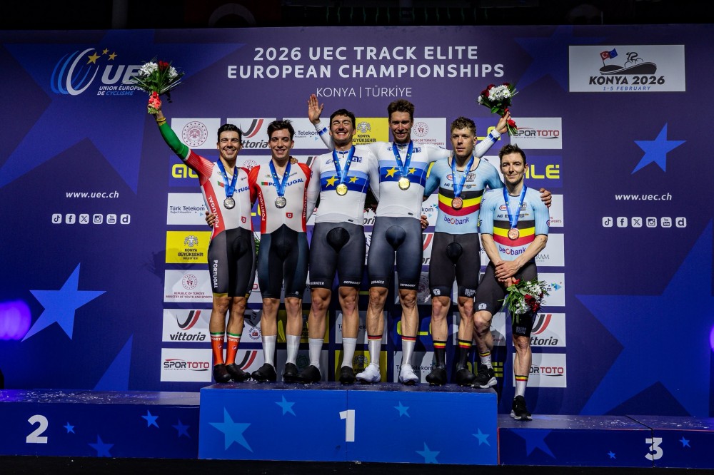 Portugal conquista medalha de prata no madison do Europeu de Pista