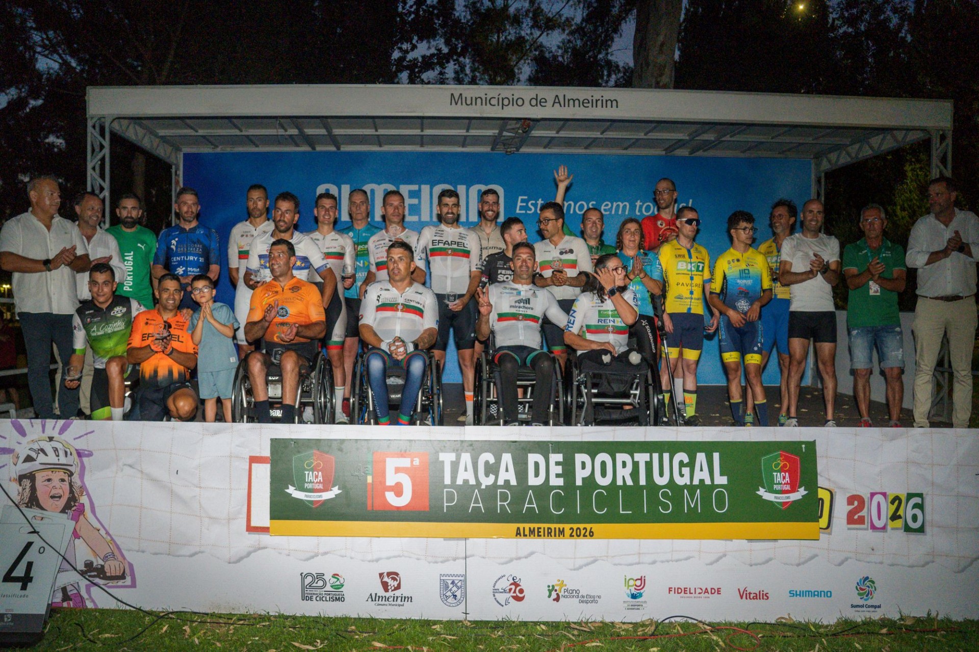 Almeirim recebeu quinta e pen�ltima prova da Ta�a de Portugal de Paraciclismo