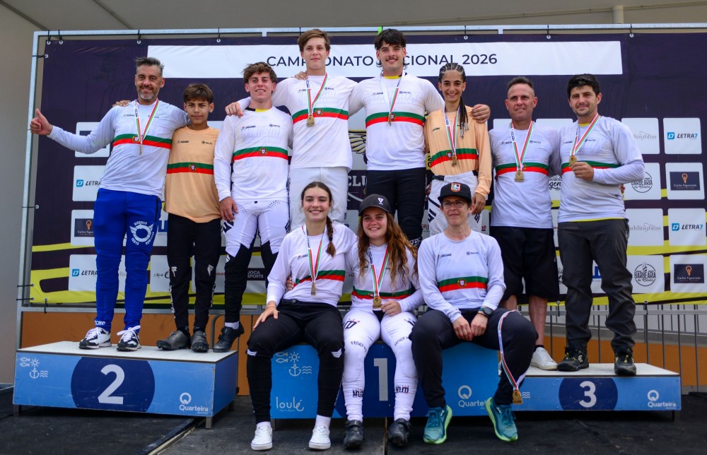 Renato da Silva e Ambre Beato fazem o pleno nos Campeonatos Nacionais de BMX em Quarteira