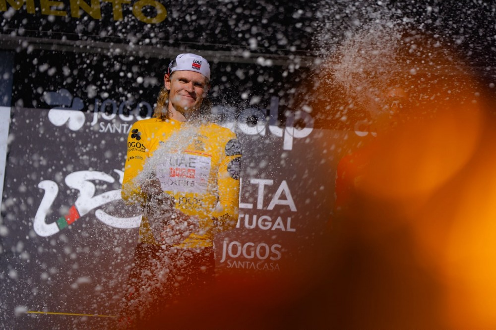 Johansen vence o esfor�o de Bel�m e � o primeiro Camisola Amarela da Volta a Portugal