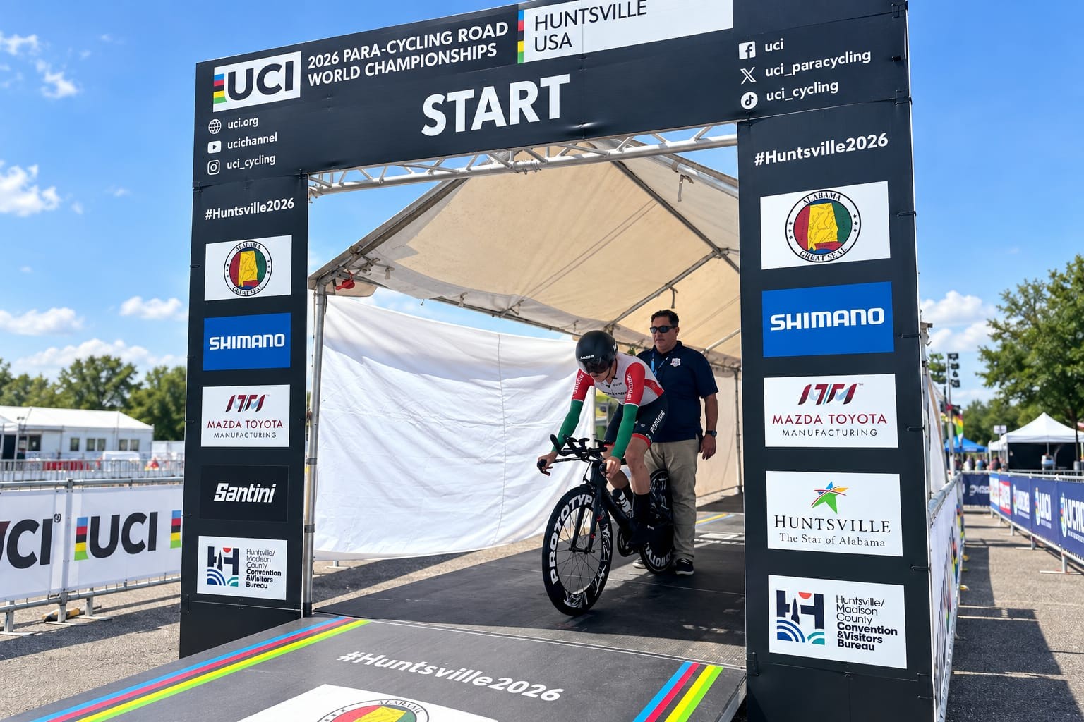 Lu�s Xavier conclui em 16.� lugar o contrarrel�gio individual do Mundial de Paraciclismo