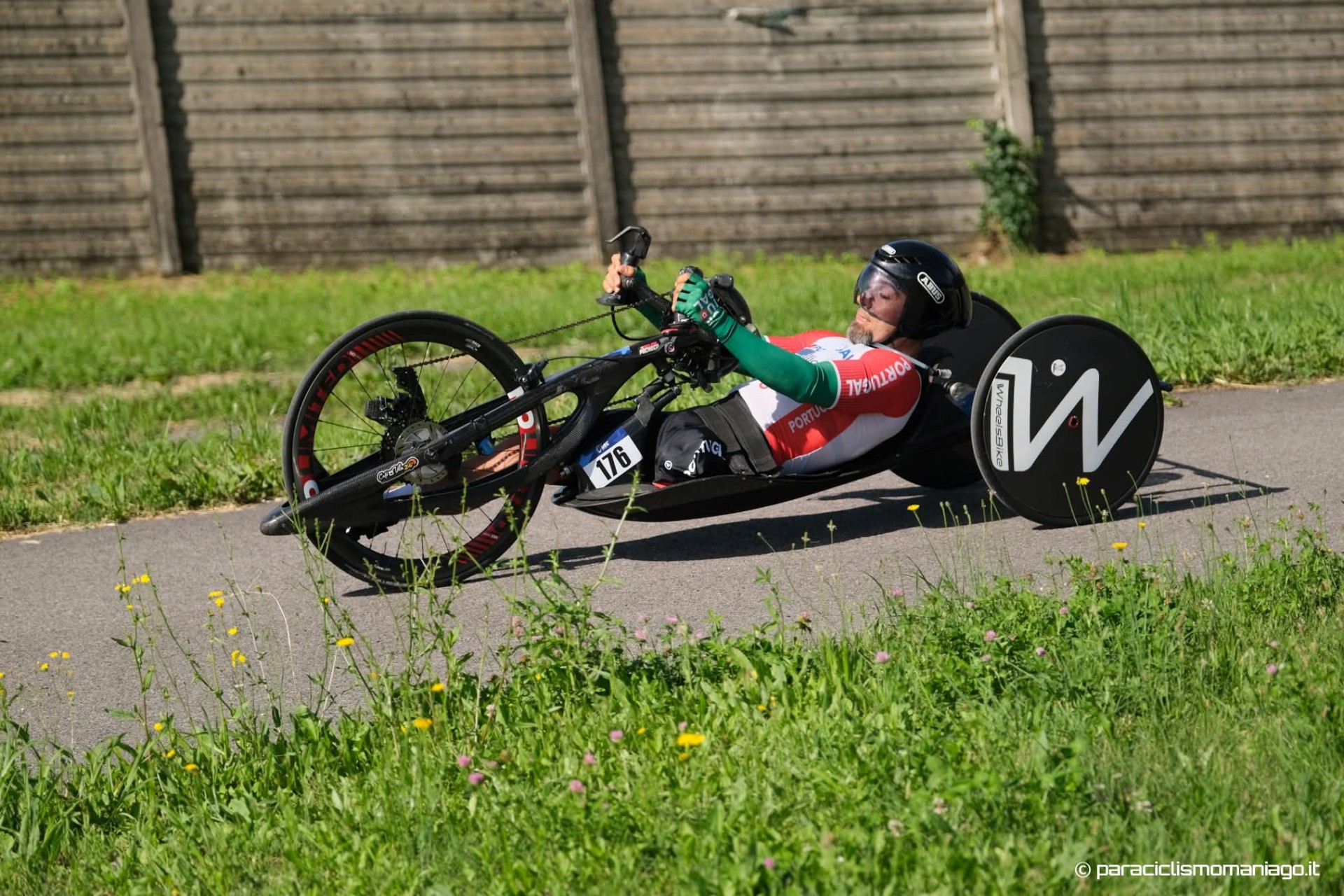 Fl�vio Pacheco � o sexto classificado no contrarrel�gio do Campeonato da Europa de Paraciclismo