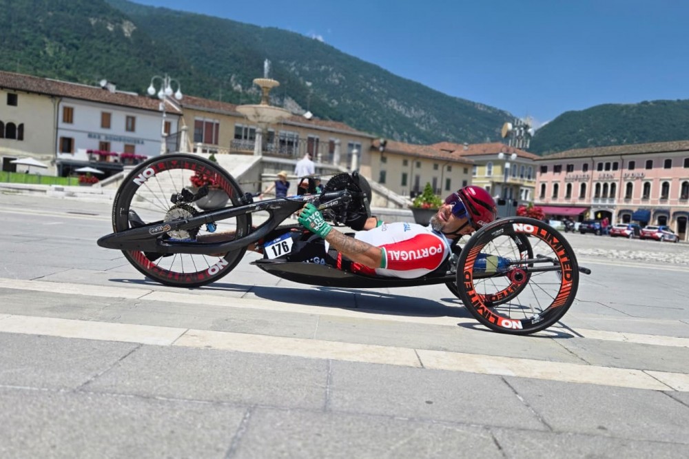 Fl�vio Pacheco termina em oitavo lugar a prova de fundo do Campeonato da Europa de Paraciclismo