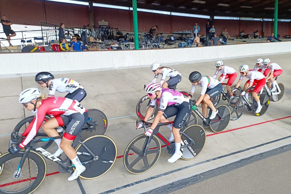 Daniela Campos � quinta classificada no Omnium no GP Brno Track Cycling