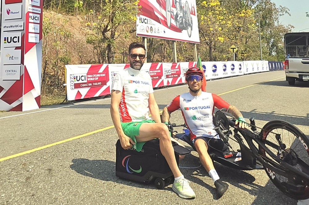 Sele��o Nacional na abertura da Ta�a do Mundo de Paraciclismo