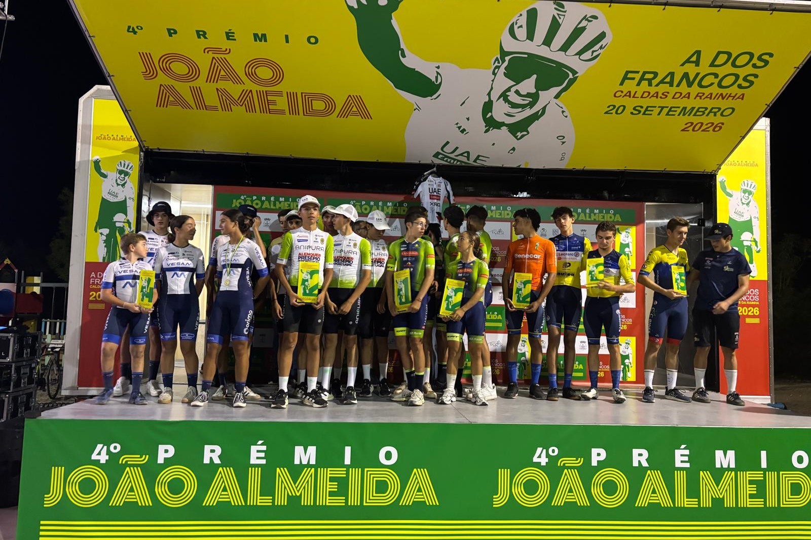 4.� Pr�mio Jo�o Almeida voltou a celebrar o ciclismo de forma��o em A-dos-Francos