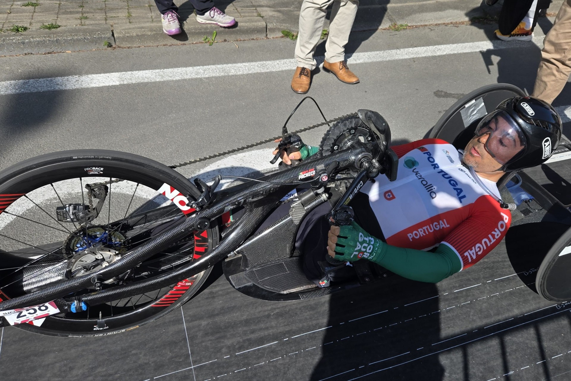 Fl�vio Pacheco � o 11.� classificado no contrarrel�gio que inaugurou a segunda Ta�a do Mundo de Paraciclismo