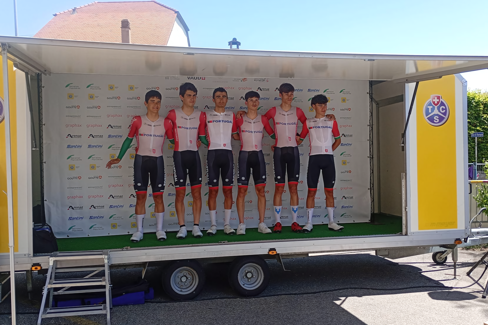 Sele��o Nacional de Juniores cumpre na etapa inaugural do Tour du Pays de Vaud