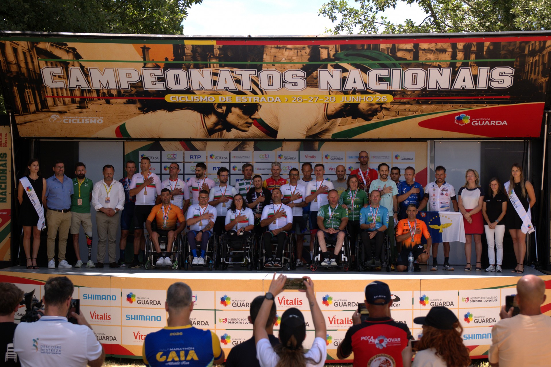 Paraciclistas coroados Campe�es Nacionais na Guarda
