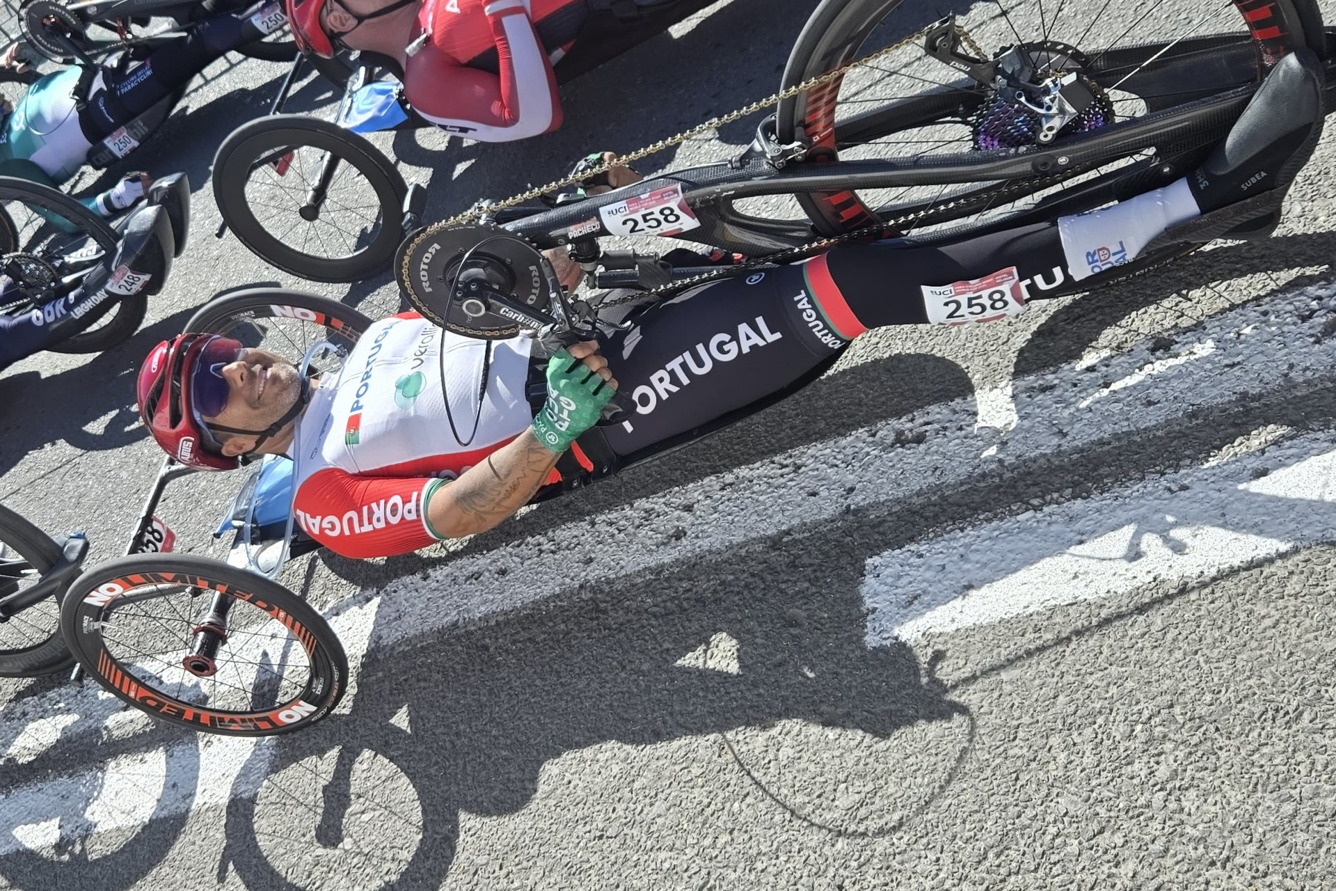 Fl�vio Pacheco � o 10.� classificado na prova de fundo da Ta�a do Mundo de Paraciclismo